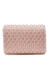 Buy_The Tan Clan_Pink Beads, Crystals Claire Flapover Bag _Online_at_Aza_Fashions