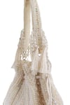 Buy_The Tan Clan_White Beads, Pearls, Sequins, Tassels Nora Potli Bag _Online_at_Aza_Fashions
