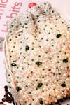Shop_The Tan Clan_White Beads, Pearls, Stones, Tassels Ayra Potli Bag 