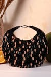 Buy_The Tan Clan_Black Beads Bella Multicolor Half Moon Bag 