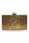 The Tan Clan_Gold Stones Nayla Brass Clutch _Online