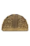 Buy_The Tan Clan_Gold Opal Brass Clutch 