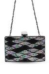 The Tan Clan_Black Stones Eve Brass Clutch _at_Aza_Fashions