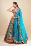 Buy Samyukta Singhania Blue Silk, Organza Mirrors, Pearls, Sequins, Zari, Embroidery Work Lehenga Set Online at Aza Fashions Buy_Samyukta Singhania_Blue Silk, Organza Mirrors, Pearls, Sequins, Zari, Embroidery Work Lehenga Set _Online_at_Aza_Fashions