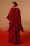 Shop_Stoique_Red Silk Root Mysore Pant _at_Aza_Fashions
