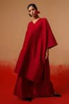 Shop_Stoique_Red Silk Flow Pant 