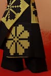Buy_Stoique_Black Silk Root Mysore Pant _Online_at_Aza_Fashions