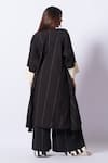 Shop_Stoique_Black Cotton Embroidery Dune Pant _at_Aza_Fashions