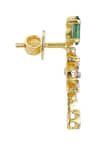 Sica Jewellery_Gold Plated Gemstones, 925 Silver Treta Embellished Earrings _Online_at_Aza_Fashions
