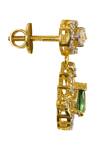 Sica Jewellery_Green Crystals, Stones 925 Silver Vireya Embellished Earrings _Online_at_Aza_Fashions