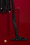Amyra_Black Beads, Tassels, Embroidery, Fringe Tilora Mini Potli - _Online_at_Aza_Fashions
