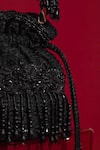 Buy_Amyra_Black Beads, Tassels, Embroidery, Fringe Tilora Mini Potli - 