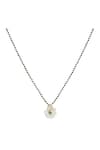 Shop_Sica Jewellery_Green 925 Silver Treta Mangalsutra _at_Aza_Fashions