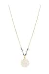 Shop_Sica Jewellery_Gold Plated 925 Silver Soma Mangalsutra _at_Aza_Fashions