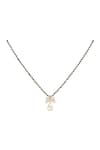 Shop_Sica Jewellery_White 925 Silver Sigru Mangalsutra _at_Aza_Fashions