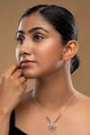 Buy_Sica Jewellery_White 925 Silver Tulip Mangalsutra _at_Aza_Fashions