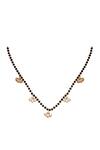 Shop_Sica Jewellery_White 925 Silver Marquise Mangalsutra _at_Aza_Fashions