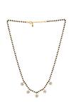 Sica Jewellery_White 925 Silver Lavender Mangalsutra _Online_at_Aza_Fashions