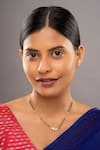 Buy_Sica Jewellery_White 925 Silver Vermira Mangalsutra _at_Aza_Fashions