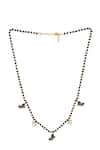 Sica Jewellery_Blue 925 Silver Nivara Enamelled Butterfly Mangalsutra _Online_at_Aza_Fashions