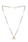 Shop_Sica Jewellery_White 925 Silver Sunshine Mangalsutra _at_Aza_Fashions
