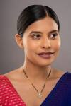 Buy_Sica Jewellery_White 925 Silver Sunshine Mangalsutra _at_Aza_Fashions