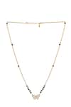 Shop_Sica Jewellery_White 925 Silver Pixie Mangalsutra _at_Aza_Fashions