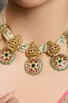 Joules by Radhika_Multi Color Ethnic Beaded Embellished Pendant Necklace _Online_at_Aza_Fashions
