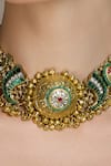 Joules By Radhika Multi Color Stones, Beads Heer Mahal Kundan Necklace Set Online at Aza Fashions Joules By Radhika_Multi Color Stones, Beads Heer Mahal Kundan Necklace Set _Online_at_Aza_Fashions