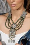 Shop Joules By Radhika Green Boho Legacy Pendant Necklace at Aza Fashions Shop_Joules By Radhika_Green Boho Legacy Pendant Necklace _at_Aza_Fashions