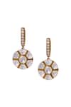 Buy_Anita Dongre_Silver Plated Stones Simin Moissanite Drop Earrings _at_Aza_Fashions