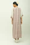 Shop_OFRIDA_Purple Viscose Split V-neck Melora Striped Kurta And Pant Set _at_Aza_Fashions