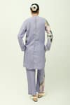 Shop_OFRIDA_Purple Viscose Nysa Hand Painted Print Pant _at_Aza_Fashions
