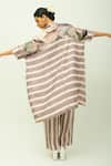 Shop_OFRIDA_Purple Viscose Melora Striped Pant _at_Aza_Fashions