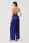 Shop_Aroka_Blue Modal, Satin One Shoulder Hydra Asymmetric Top _at_Aza_Fashions