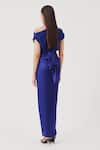 Shop_Aroka_Blue Modal, Satin Honey Multiway Skirt _at_Aza_Fashions