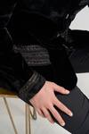 Buy_Dhruv Vaish_Black Velvet Embroidery Bandhgala _Online_at_Aza_Fashions