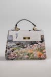 Shop_The Garnish Company_Multi Color Montaione Seascape Seagulls Print Leather Tote Bag _at_Aza_Fashions