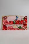 Buy_The Garnish Company_Pink Anara Pomegranate Print Turn Lock Chain Bag _Online_at_Aza_Fashions