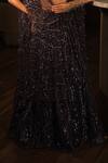 Buy_Esha L Amin_Purple Open Neck Embroidered Cape _Online_at_Aza_Fashions
