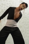 Runit Gupta_Purple Embroidery Dusty Lilac Belt _Online_at_Aza_Fashions
