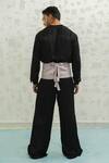 Shop_Runit Gupta_Purple Embroidery Dusty Lilac Belt _at_Aza_Fashions