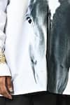 Buy_Huemn_White Cotton Collared Horse Print Shirt _Online_at_Aza_Fashions