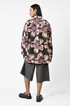 Shop_Huemn_Green Cotton Collared Canine Print Oversized Shirt _at_Aza_Fashions