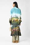 Shop_Huemn_Multi Color Cotton Collared Open Fields Print Shirt _at_Aza_Fashions
