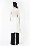 Shop_Huemn_White Cotton Horse Print Skirt _at_Aza_Fashions