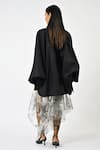 Shop_Huemn_White Silk Organza Handkerchief Hem Skirt _at_Aza_Fashions
