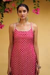 Buy_Lashkaraa_Fuchsia Viscose, Silk, Shantoon, Brocade Embroidery, Stones, Straight Suit _Online_at_Aza_Fashions