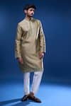 Buy Arihant Rai Sinha Green Silk Embroidery, Mirrors Floral And Kurta Set at Aza Fashions Buy_Arihant Rai Sinha_Green Silk Embroidery, Mirrors Floral And Kurta Set _at_Aza_Fashions