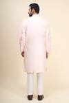 Shop Arihant Rai Sinha Pink Silk Embroidery Paisley And Floral Kurta Set at Aza Fashions Shop_Arihant Rai Sinha_Pink Silk Embroidery Paisley And Floral Kurta Set _at_Aza_Fashions
